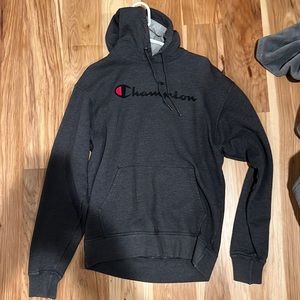 Gray champion hoodie